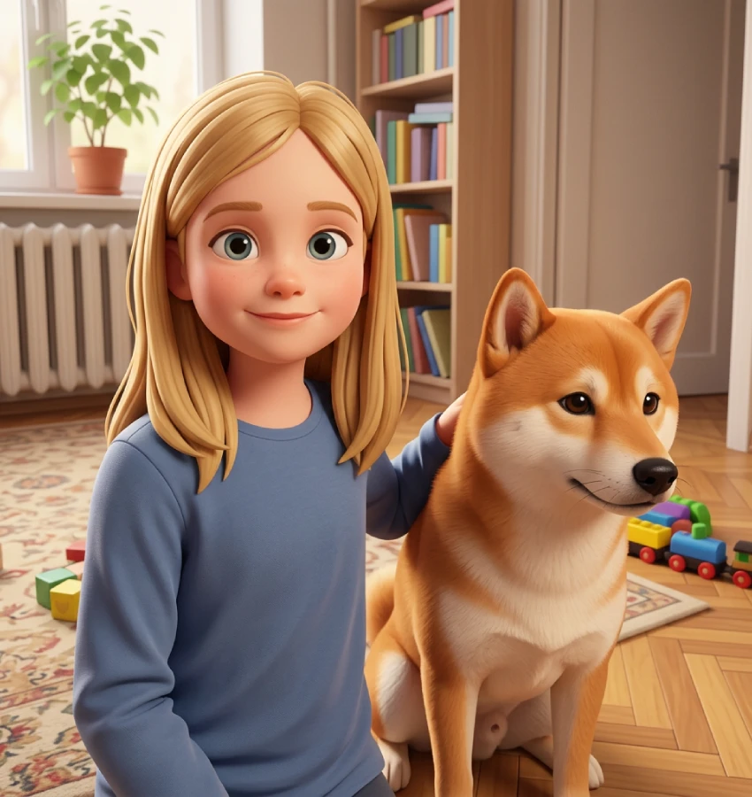Результат в стиле 3D-мультфильма